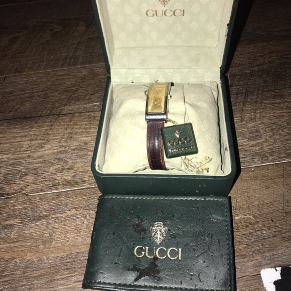 VTG GUCCI LADY WATCH-TIMEPIECE 18K GOLD & SS LIMITED EDITION YEAR 1989 ST 52000L - Picture 3 of 3